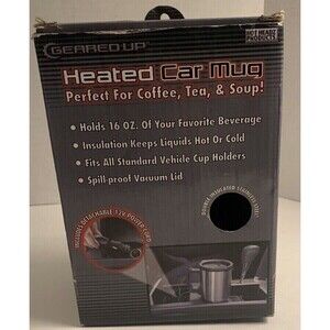 12V Portable 450ml Car Heating Cup Stainless Steel Water Coffee Bottle Warmer